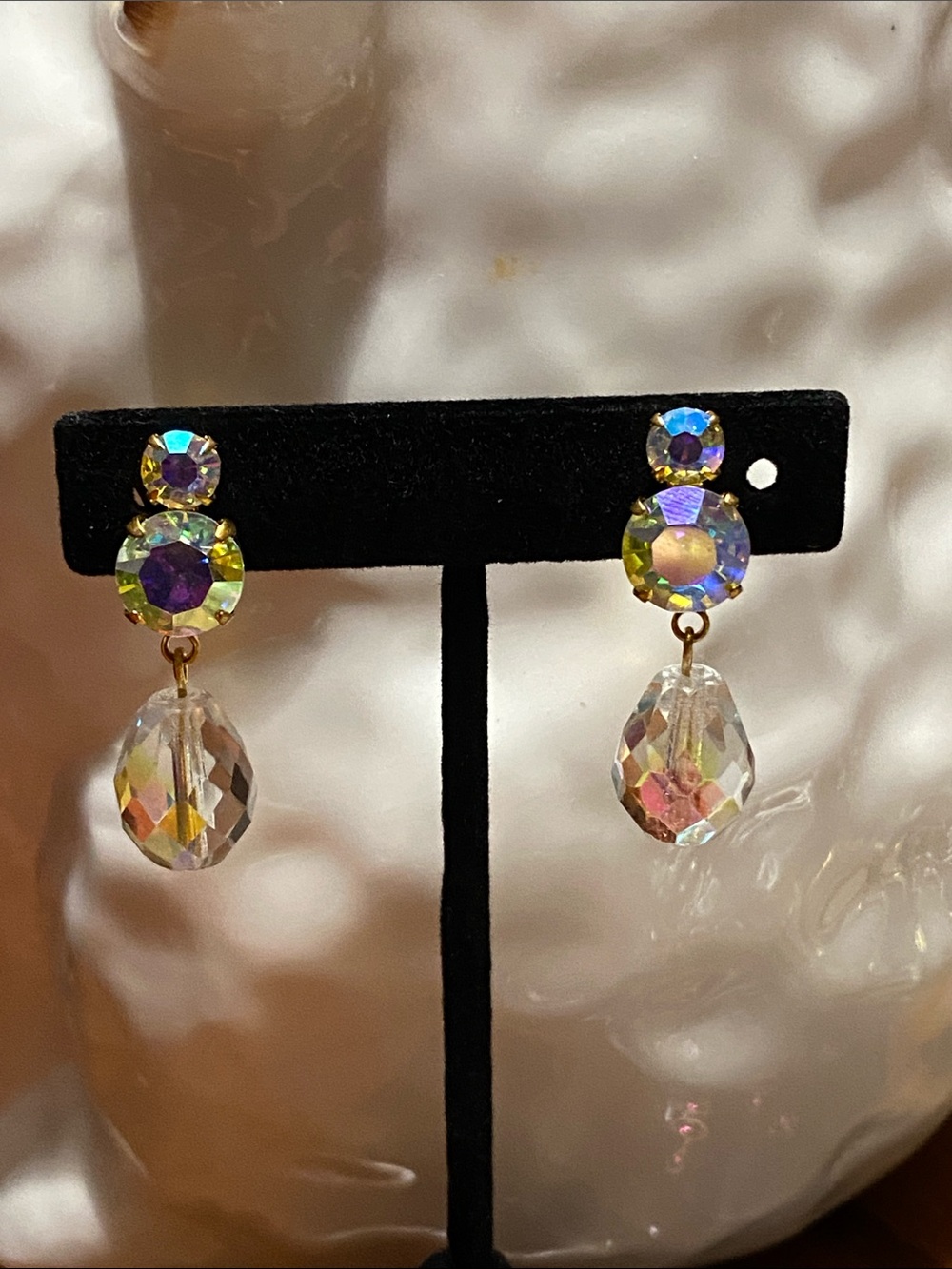 VTG Aurora Crystal Drop Earrings